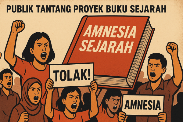 Publik Tantang Proyek Buku Sejarah “Amnesia Sejarah